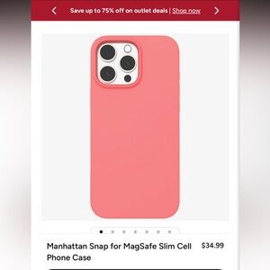 Zagg Bright coral Manhattan case